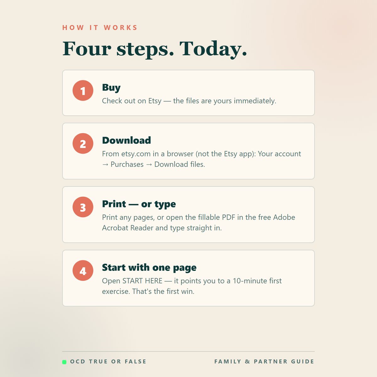 The OCD Family & Partner Support Workbook — how to use it