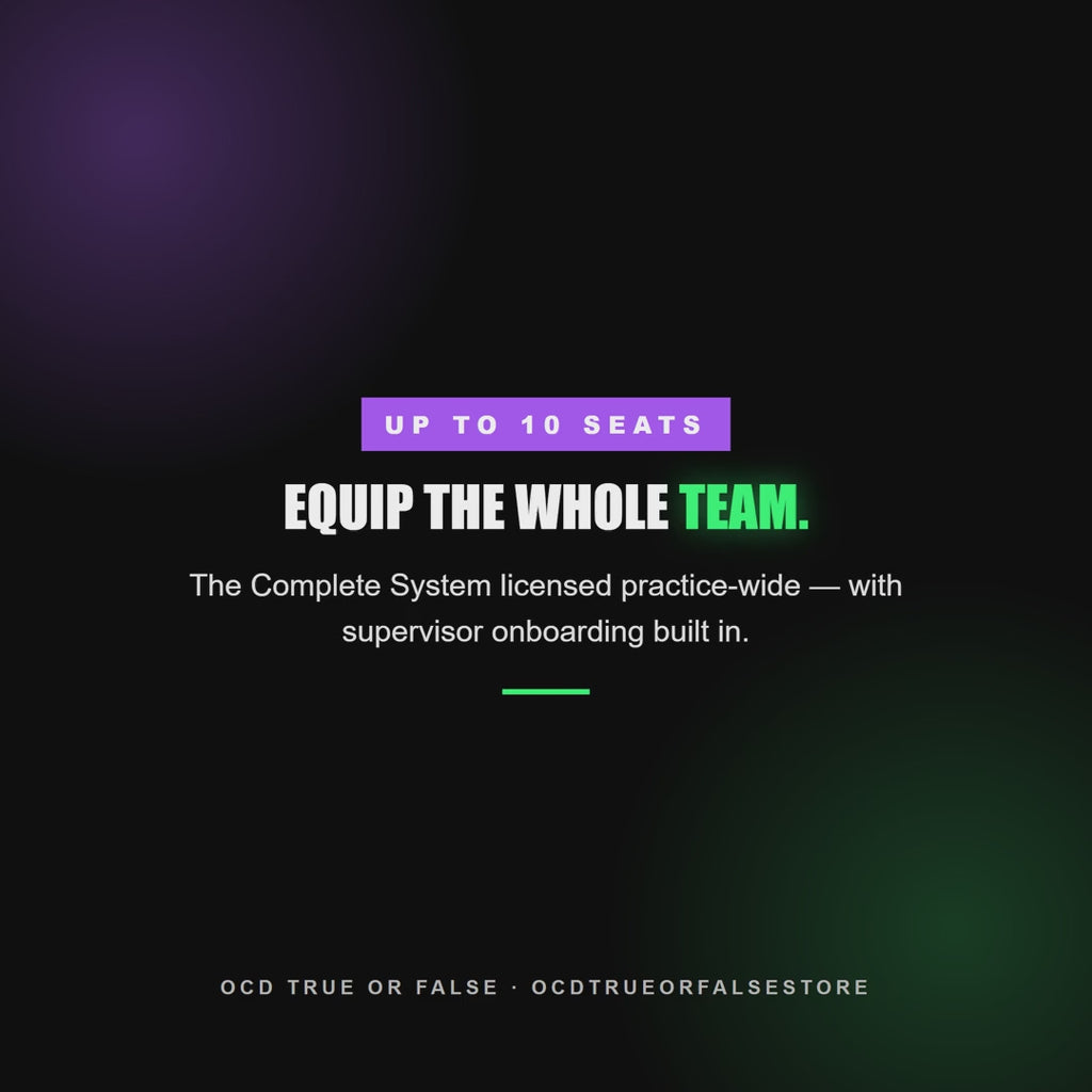 The Group-Practice Team License (up to 10 Seats) - flip-through preview of the interior pages and worksheets