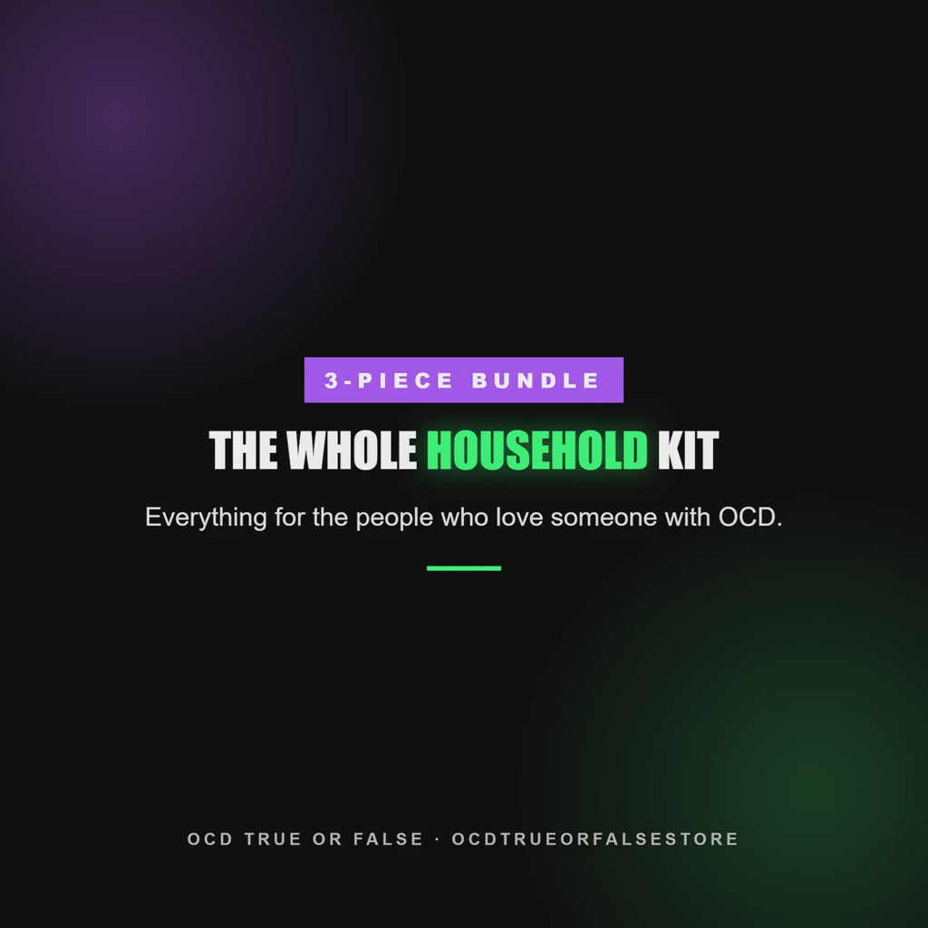 The OCD Household Bundle (Family + Parents) - flip-through preview of the interior pages and worksheets