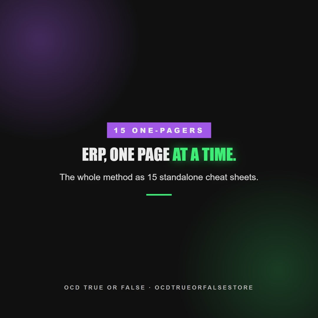 The ERP Cheat Sheets - flip-through preview of the interior pages and worksheets